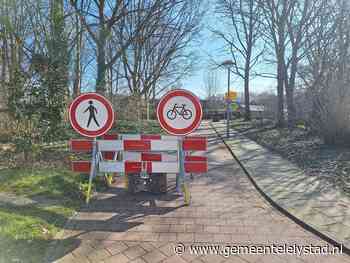 Groot onderhoud aan fietspaden in Lelystad