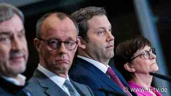 Gespräche mit "linken Spinnern": "Eine versöhnliche Botschaft von Merz an die SPD-Basis wäre nicht verkehrt"