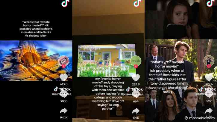 My favorite horror movie trend is taking over TikTok. Its not really about scary films.