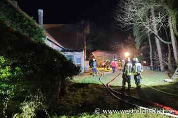 Feuerwehr in Bielefeld-Ummeln im Einsatz