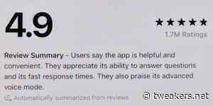 Apple iOS 18.4 krijgt door AI gegenereerde reviewsamenvattingen in App Store