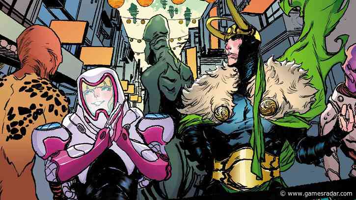 Gwen Stacy and Loki team-up for a cosmic adventure in Spider-Gwen: The Ghost Spider #12