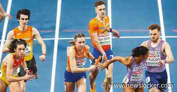 Femke Bol leidt gemengde estafetteploeg in Apeldoorn naar Europees goud