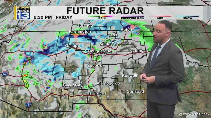 Rain and snow chances return after gusty winds