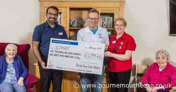 Care home residents and staff raise £1,800 for charity