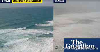 Before and after: the beaches in the path of Tropical Cyclone Alfred – video