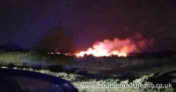 Large heath fire believed to be started deliberately