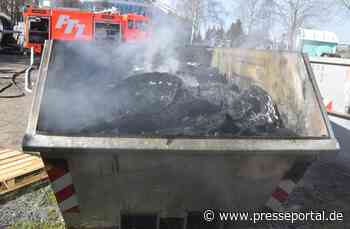 POL-HI: Containerbrand in Groß Düngen