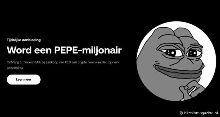 Claim nu 1 miljoen PEPE-tokens – gratis bij inschrijving op OKX!