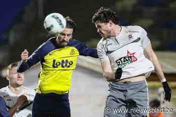 Tom Holmes gaf in Brussel meteen zijn visitekaartje af bij FCV Dender: “Een Engelse tackle met een vleugje frustratie”