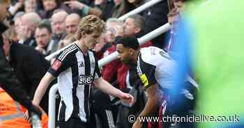 What Anthony Gordon did after Newcastle United red card that impressed Eddie Howe