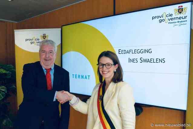 Ines Swaelens nu ook officieel burgemeester van Ternat