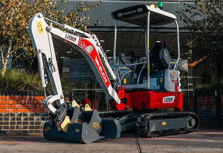 Takeuchi sells its 50,000th excavator in UK and Ireland