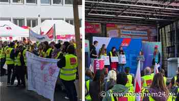 Streik in Rosenheim: „Man kommt sich vor wie ein Leibeigener“ – das fordern die Arbeitnehmer
