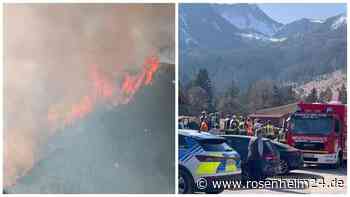 Bergwald bei Bayrischzell brennt lichterloh – Wie ist die Lage im Landkreis Rosenheim?