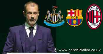 UEFA reveal Newcastle United's £456.56m flex to stun Barcelona and AC Milan