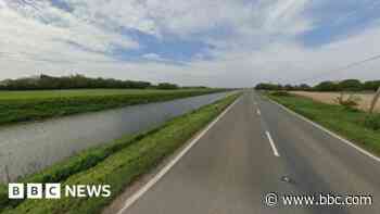 Driver dies as car leaves road and ends up in water