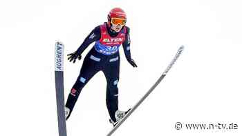 Nur Prevc überragt die Sächsin: Freitag komplettiert deutsches Medaillenset bei Abbruch-Springen