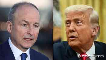 Irish premier braced for tense White House talks over trade