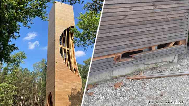 Uitkijktoren vernield: jongens blijken onschuldig, nieuwe verdachte bekend