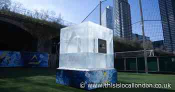 Mysterious ice vault with Jude Bellingham's signature appears in Shoreditch