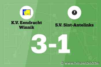De Poorter maakt twee goals voor Eendracht Winnik B in wedstrijd tegen SV Sint-Antelinks B
