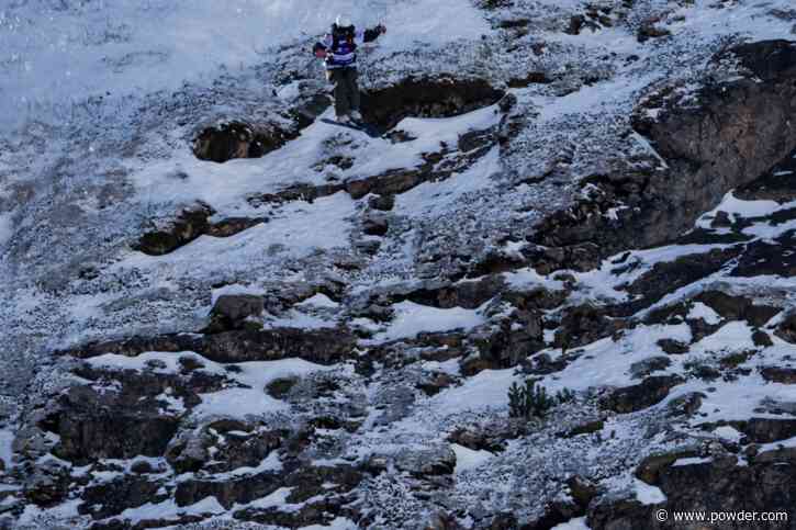 American Skier Hits Huge Cliff in Winning FWT Run