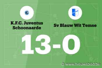 Juventus Schoonaarde B haalt uit tegen SV Blauw Wit Temse