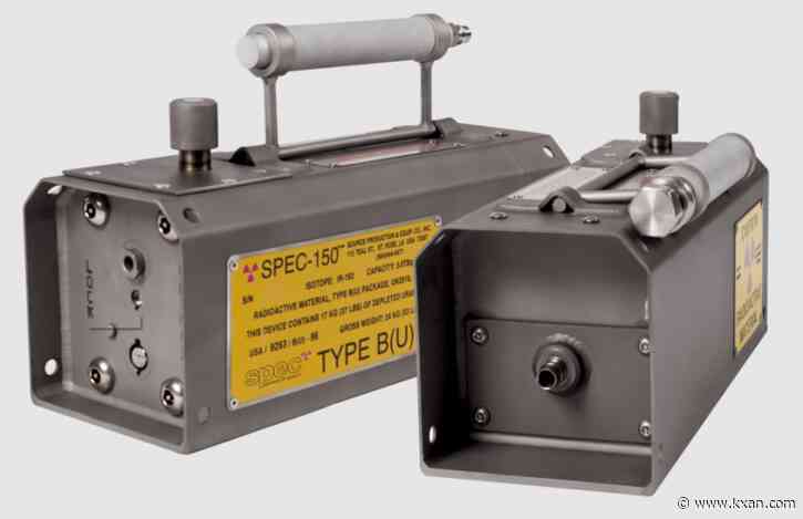 DSHS: Radiographic camera missing in Texas