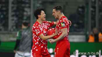Dank Zentner und Amiri-Hammer: Mainz 05 setzt Klettertour gegen Gladbach fort