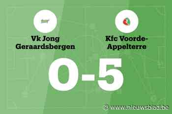 KFC Voorde-Appelterre zet reeks overwinningen verder