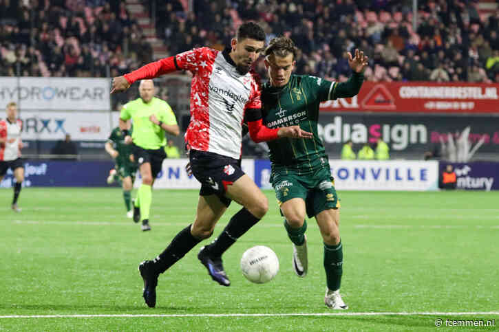 FC Emmen verliest in eigen huis nipt van ADO Den Haag