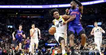 Quickley’s 34 points help Raptors top lowly Jazz