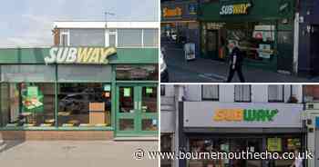 All the Subway branches in the BCP area ranked from best to worst