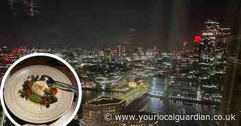 'I had dinner on the 32nd floor of The Shard and it was spectacular'