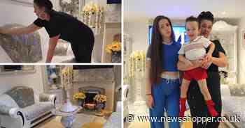 'Proud gypsy' mum from Abbey Wood keeps house pristine using plastic wraps