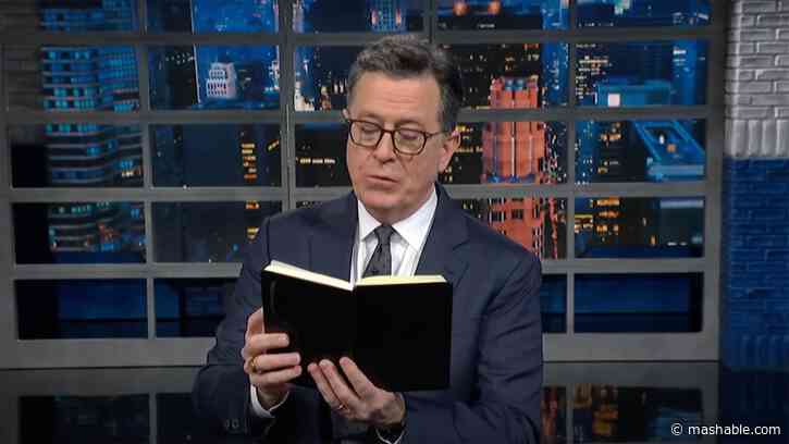 Stephen Colbert trolls Elon Musk with a brutal poem