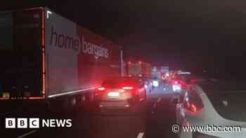 Man seriously injured after leaving car on M4