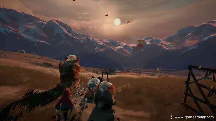 With 18,000 glowing Steam reviews on their lovely debut game, this indie team's game about leading cute fantasy yaks up a mountain is instantly one to watch