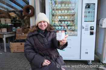 In diesem Automaten gibt's Eis aus Schafmilch