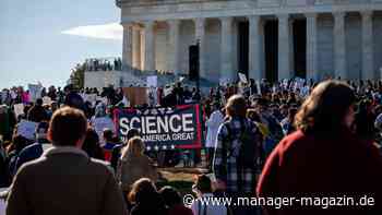 Donald Trump: Tausende Wissenschaftler protestieren gegen Sparpolitik in der Forschung
