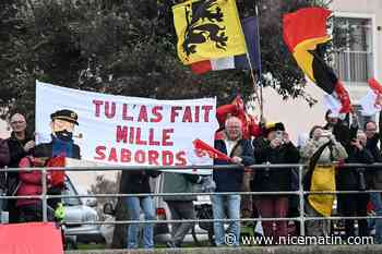 Dernier après 117 jours de mer, Denis Van Weynbergh finit le Vendée Globe non classé mais fêté à son arrivée