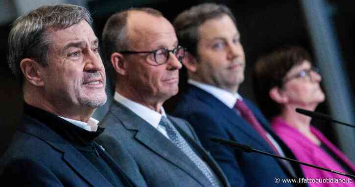 Germania, l’annuncio di Merz: “Raggiunto un principio di accordo per formare il governo”. Dal lavoro ai migranti: ecco i punti dell’intesa