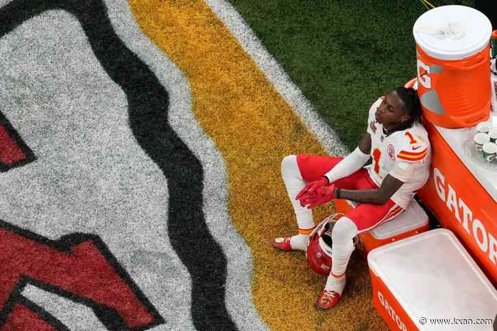 Chiefs receiver Xavier Worthy is arrested in Texas on a family violence assault charge