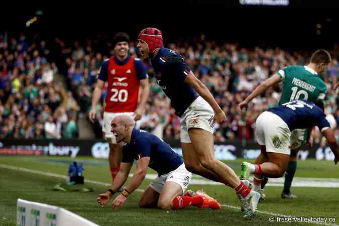 France takes over Six Nations lead after crushing Ireland 42-27 in Dublin