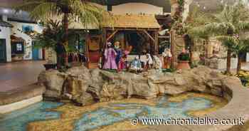 The Metrocentre's 'lost' villages - mosaic map of the world, exotic restaurants and a talking man