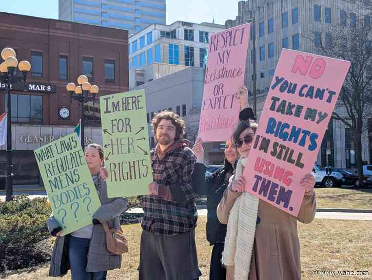 'We're not quitting, we're not going back': International Women's Day celebrated with protests at Allen County courthouse