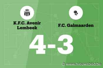 Avenir Lembeek B wint met één goal verschil van Galmaarden B