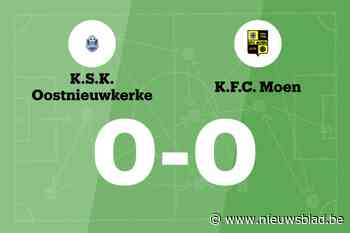 KSK Oostnieuwkerke beëindigt reeks nederlagen in de wedstrijd tegen FC Moen
