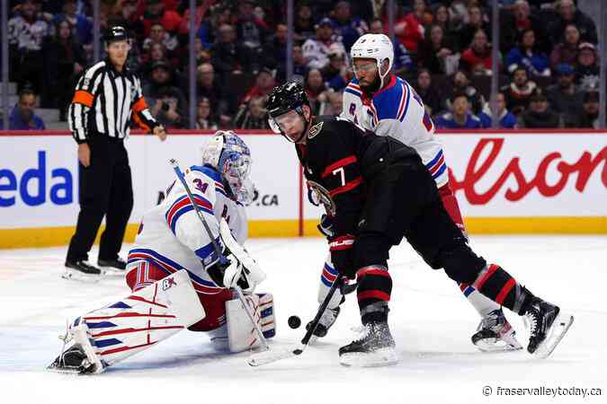 Tkachuk scores twice including OT winner to give Sens 4-3 win over Rangers